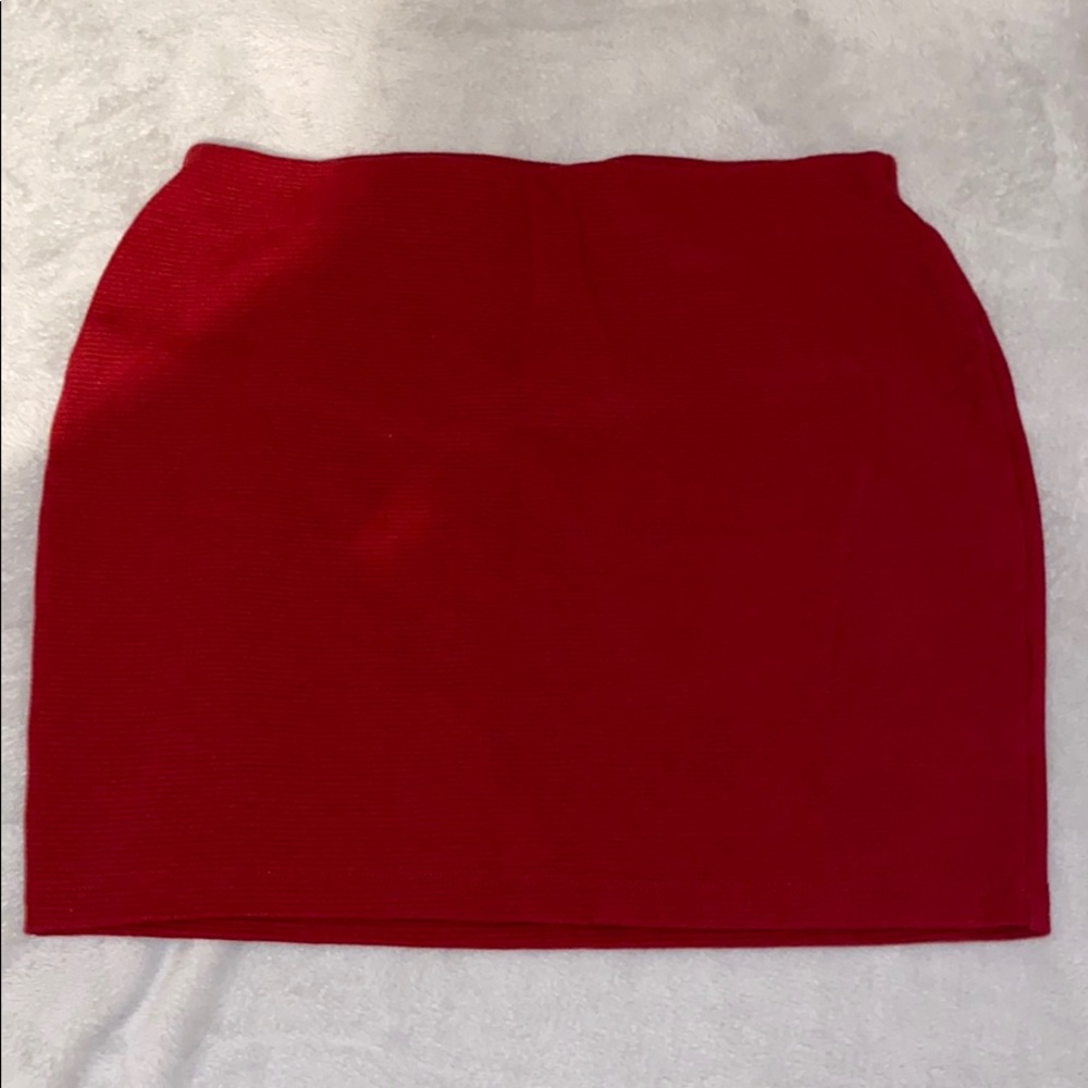 Red Mini Skirt